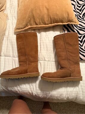 Classic Chestnut Suede Tall UGG Boots